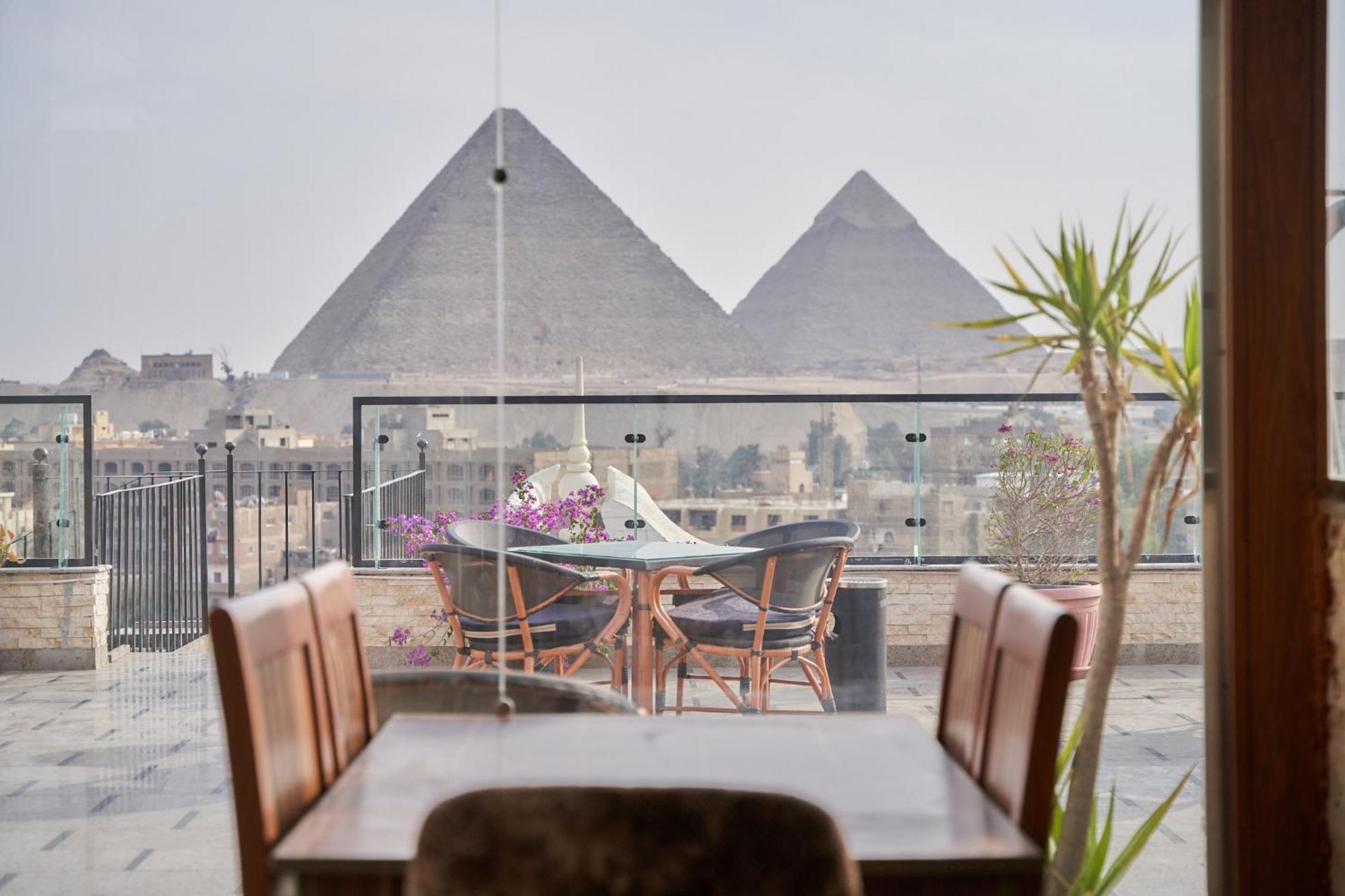 New Top Pyramids Hotel Kairo Exteriör bild