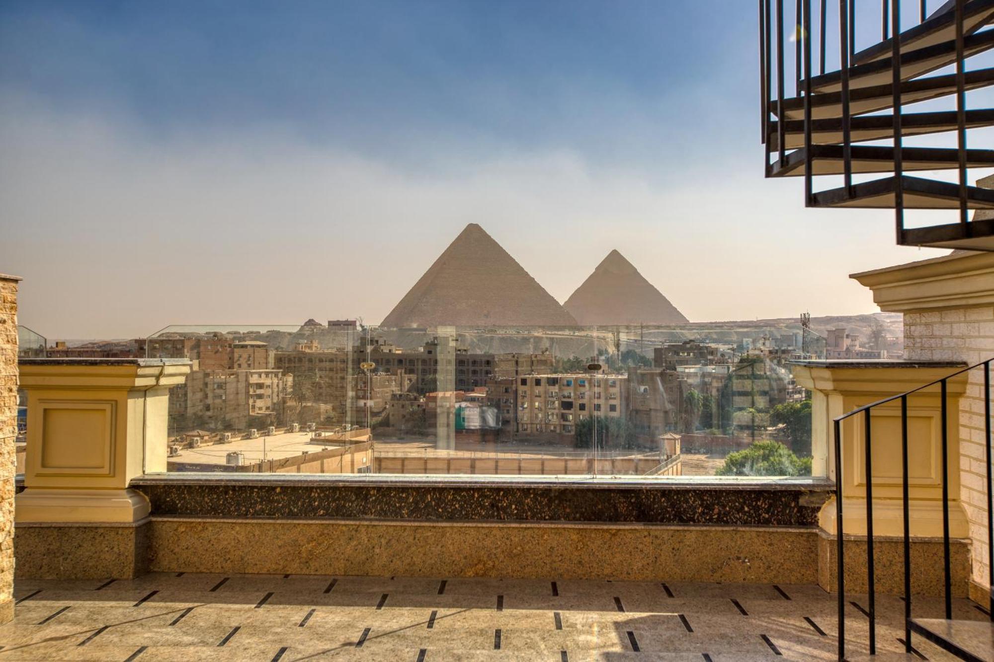 New Top Pyramids Hotel Kairo Exteriör bild