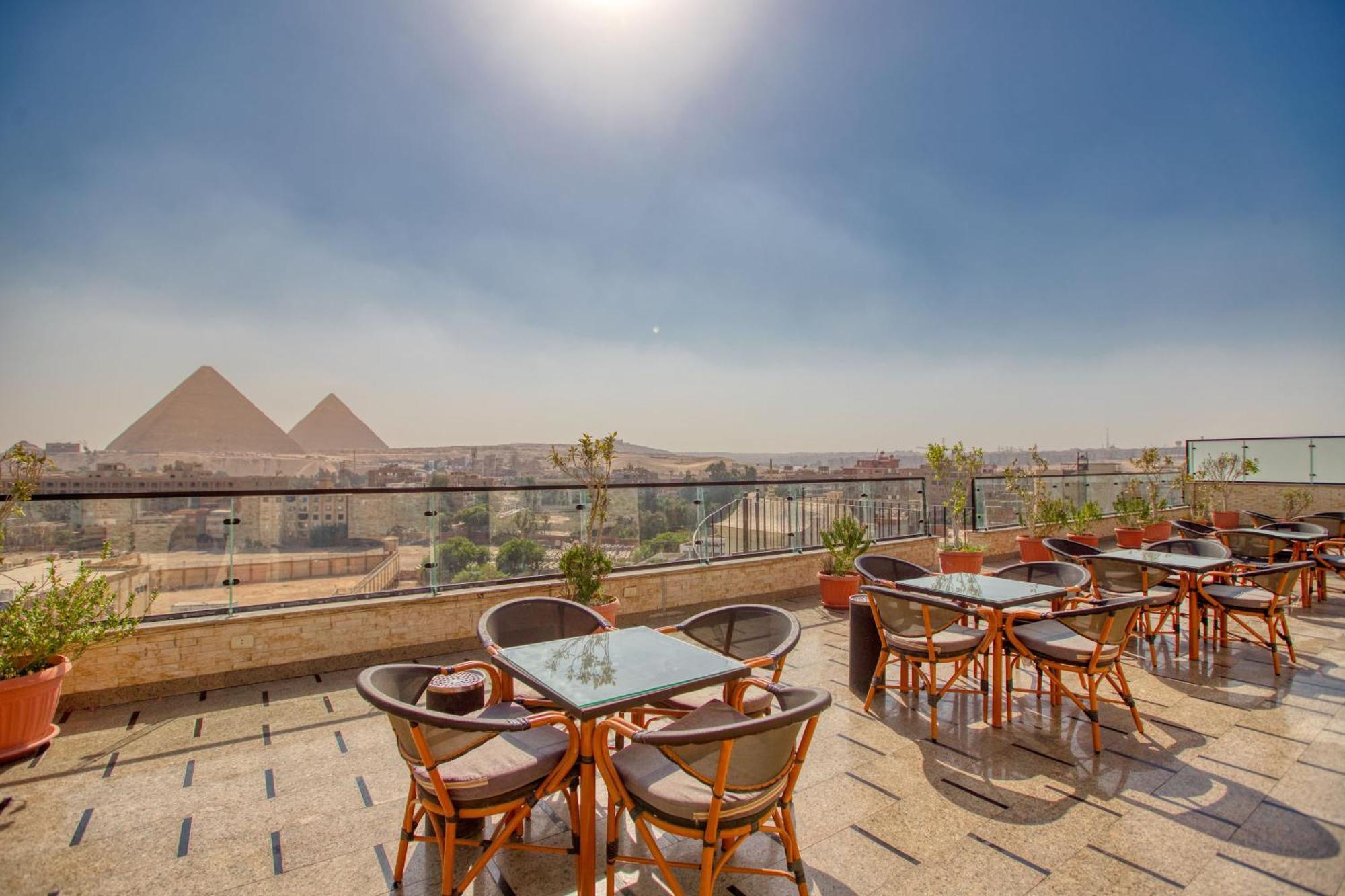 New Top Pyramids Hotel Kairo Exteriör bild
