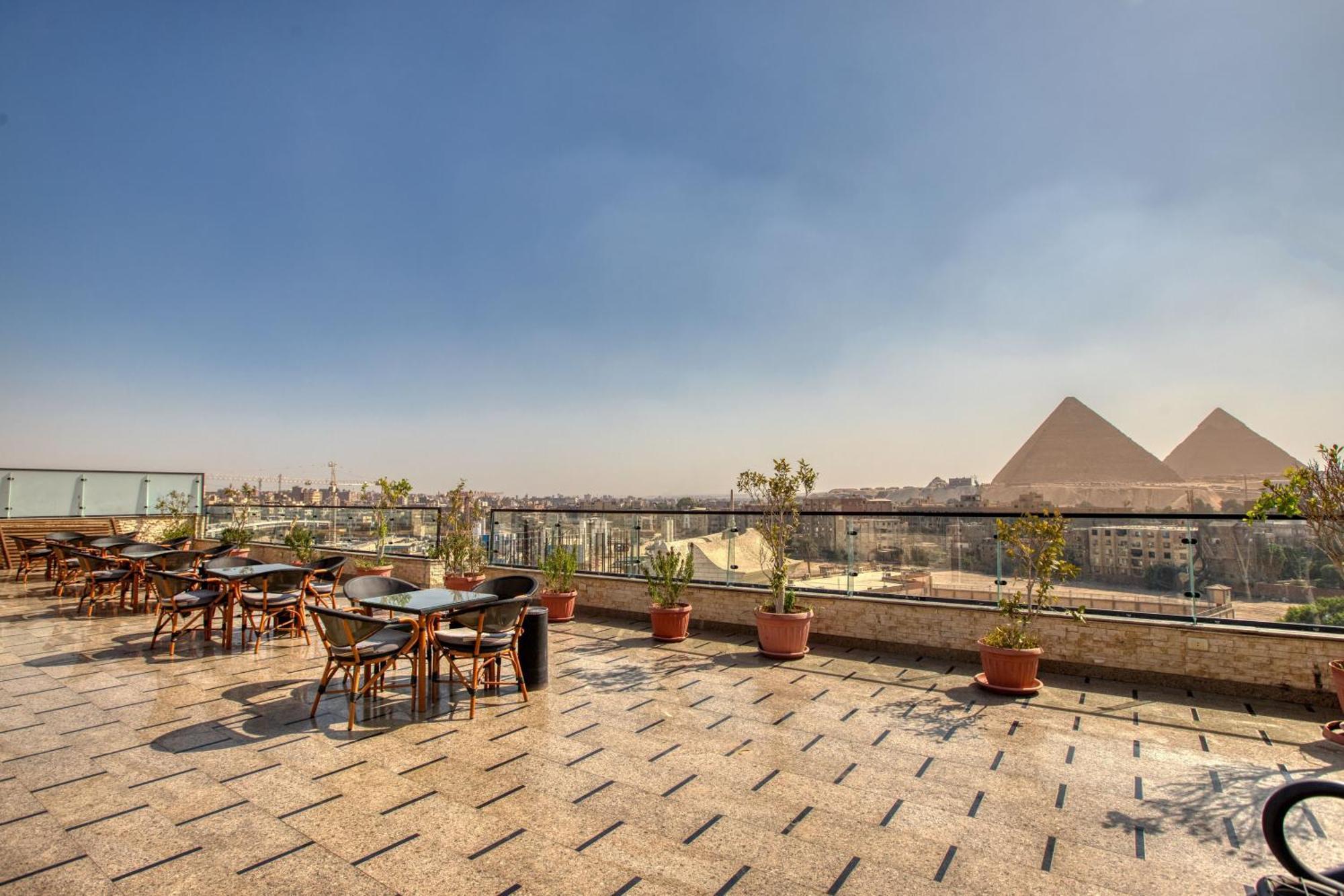 New Top Pyramids Hotel Kairo Exteriör bild