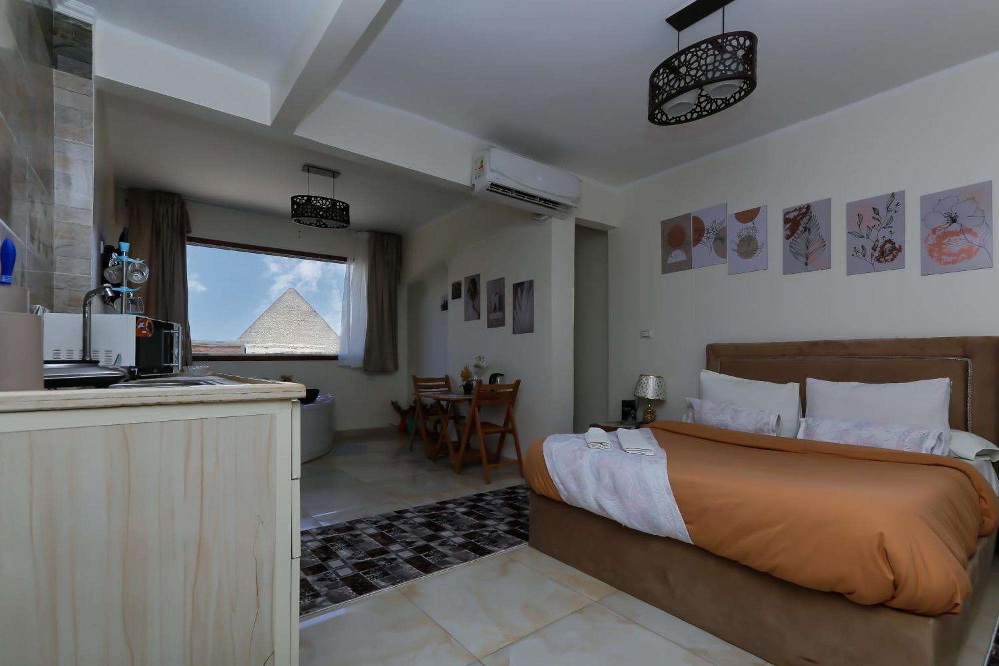 New Top Pyramids Hotel Kairo Exteriör bild